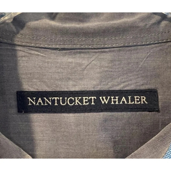 Nantucket Whaler Blue Cotton‎ Long Sleeve Oxford Shirt Mens XL (1069) - Picture 3 of 6